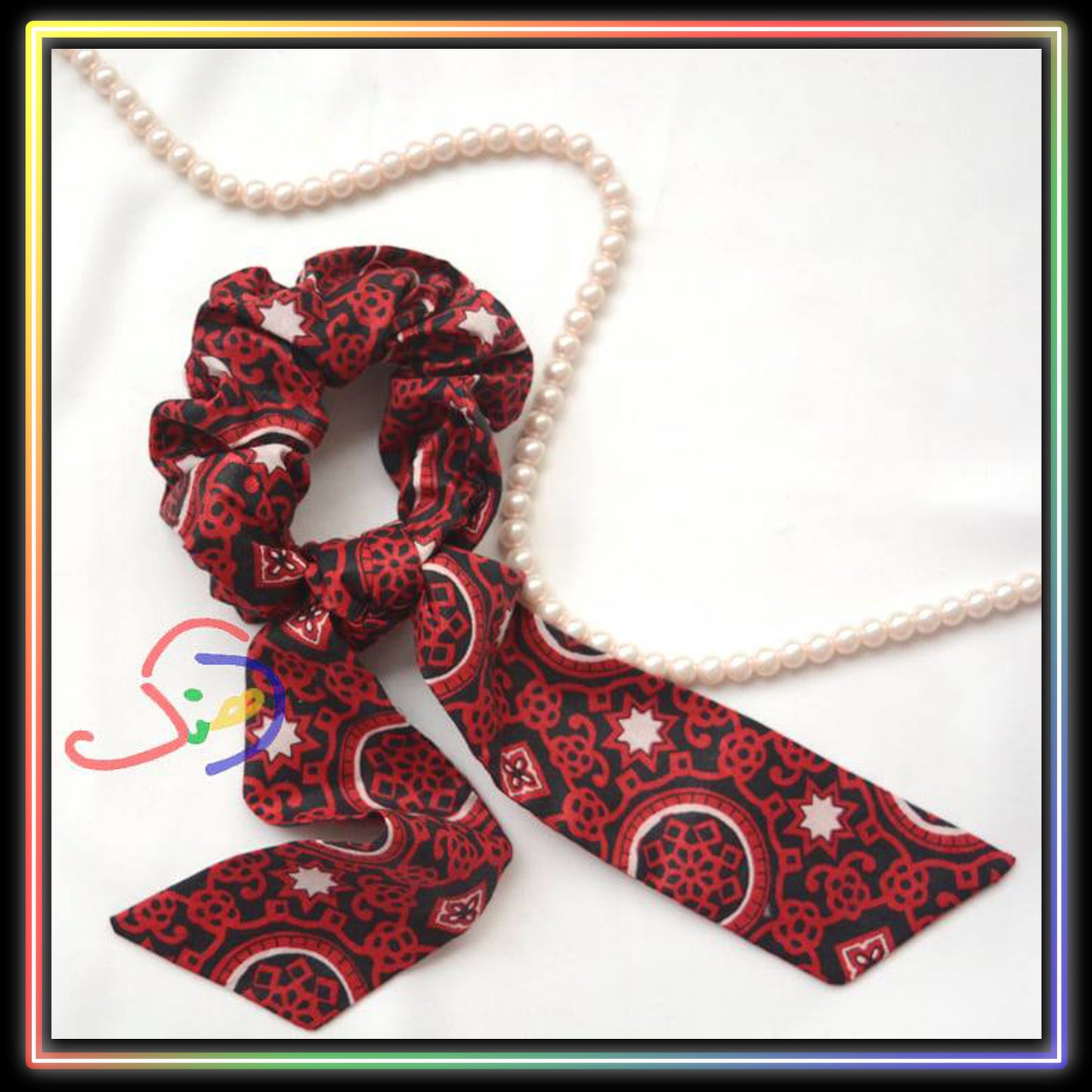 Bow Scrunchie (Ajrak)