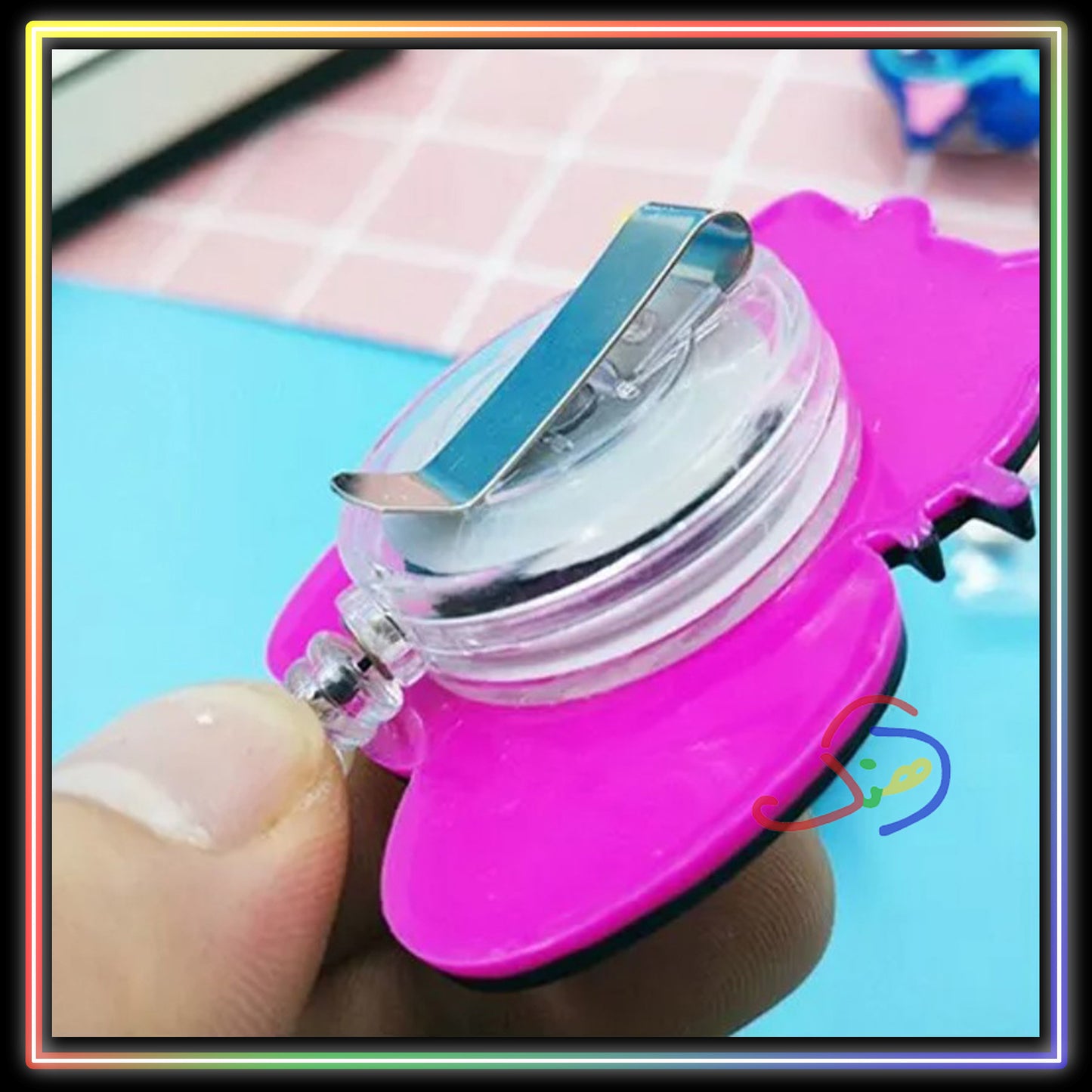 Retractable Card Holder (Happy Tooth)