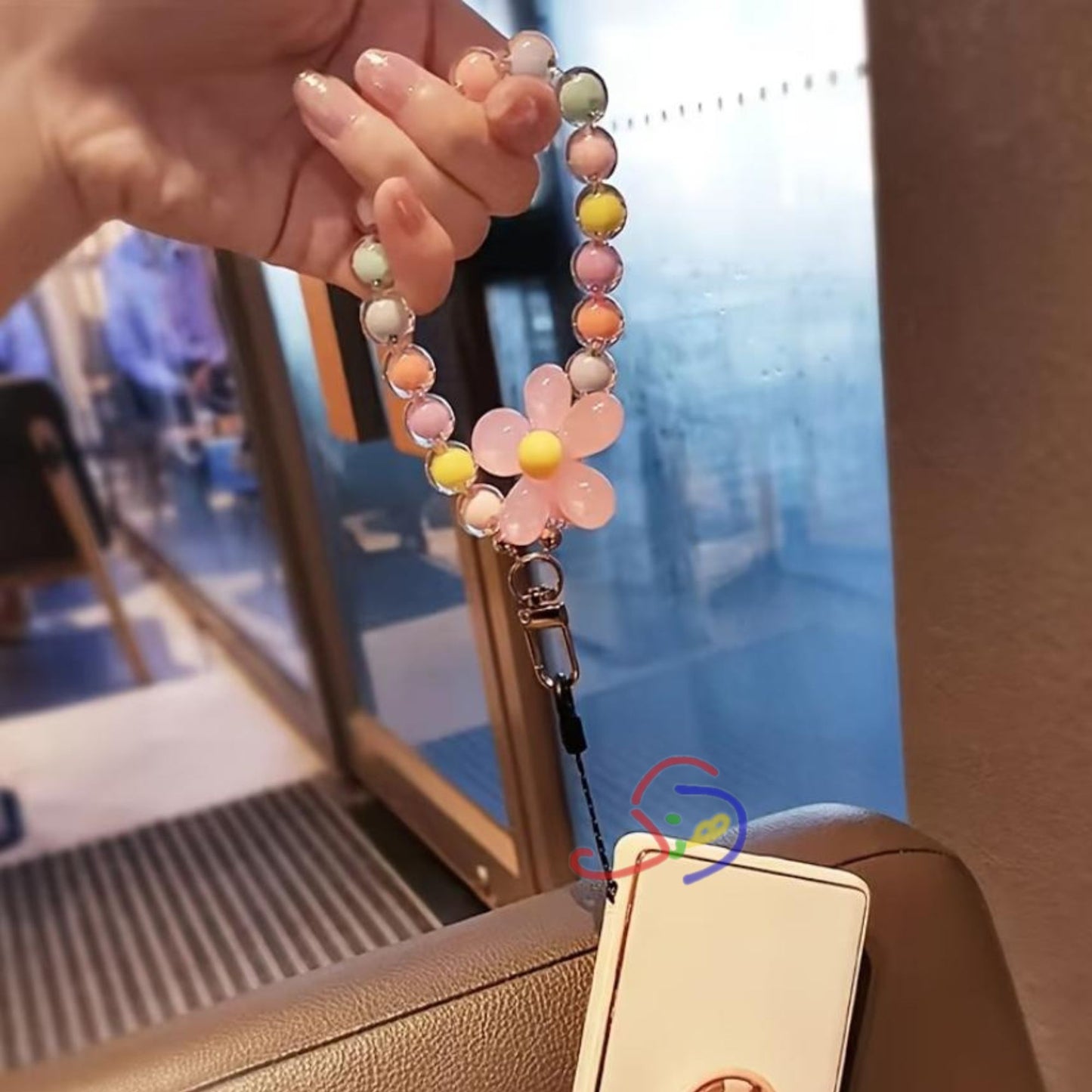 Candy-Colored Floral Charm