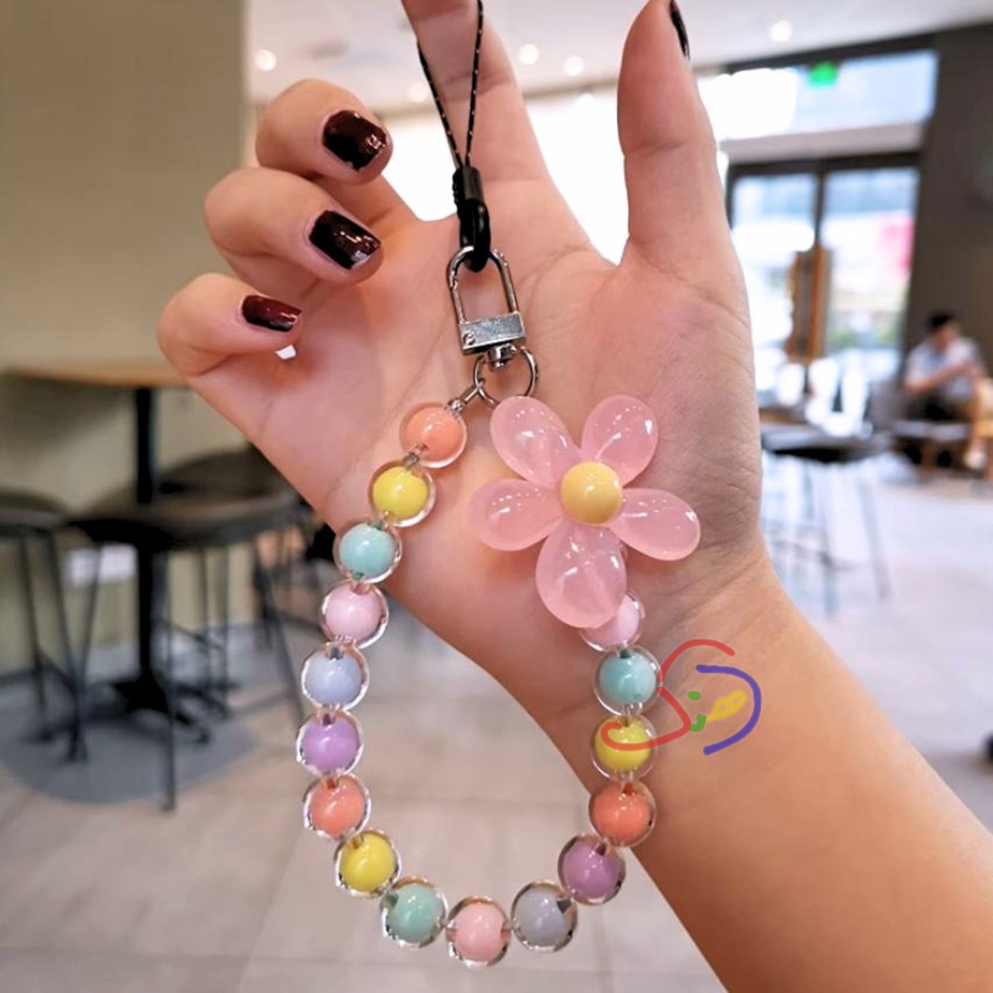 Candy-Colored Floral Charm
