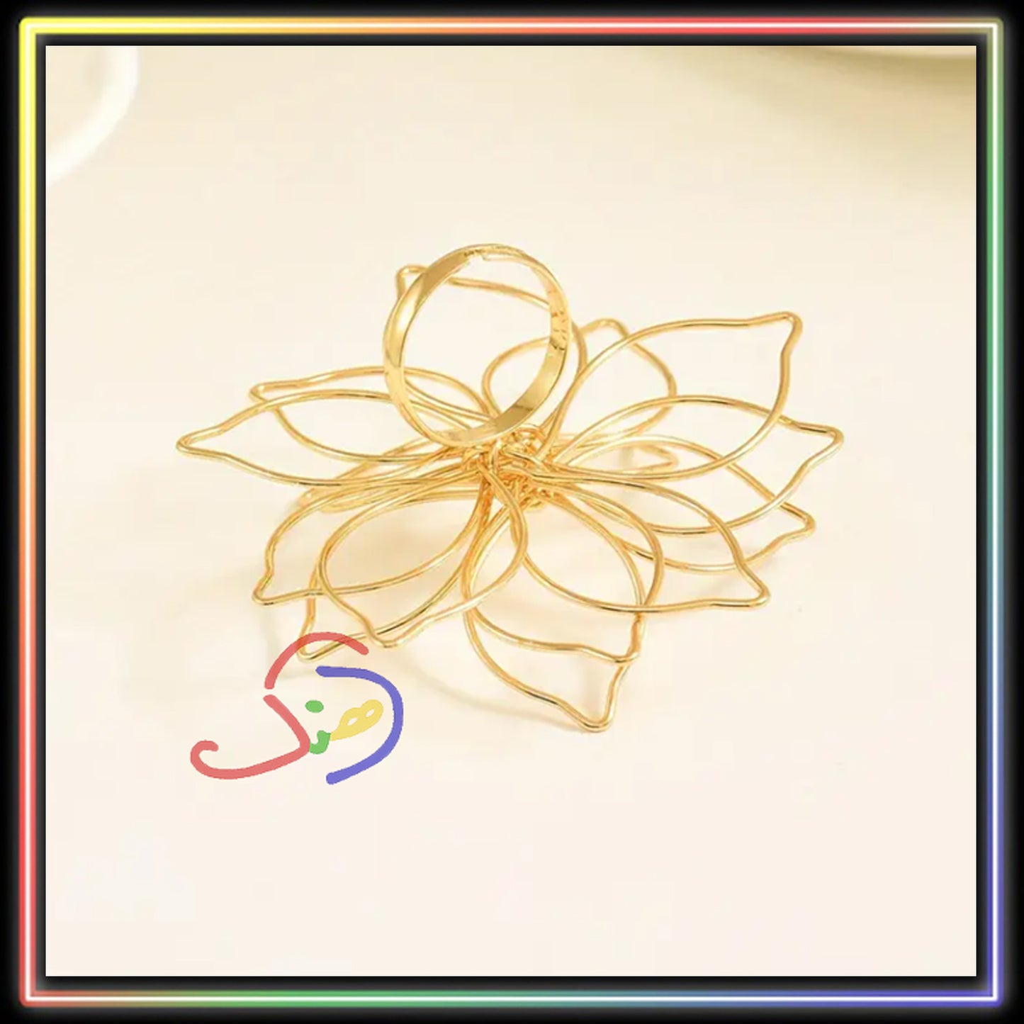 Minimalist Floral Ring