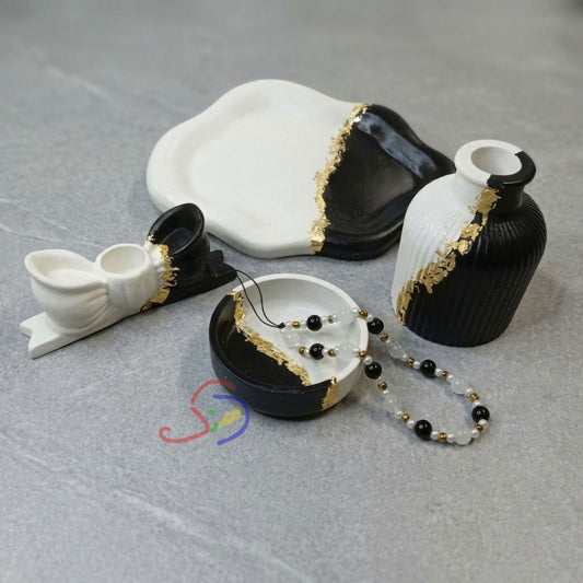 Monochrome Luxe Concrete Gift Set