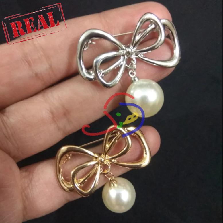 Pearly Brooch (Bow)