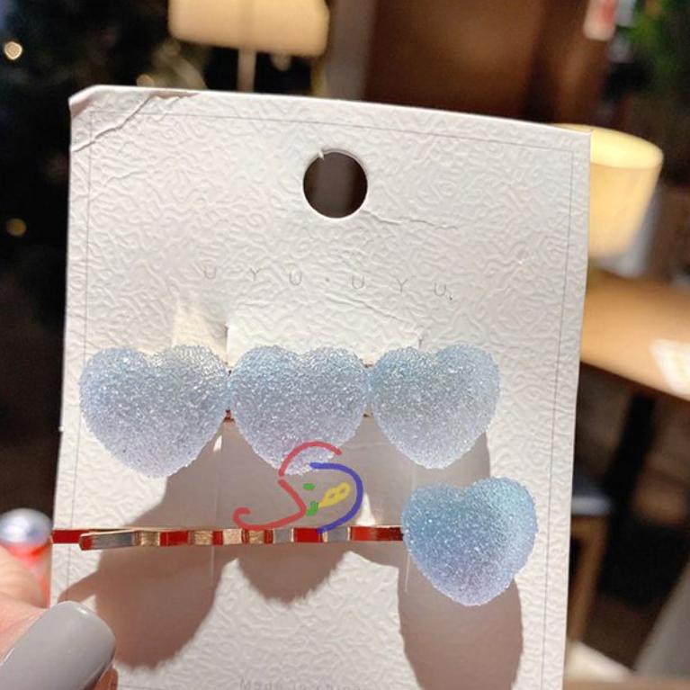 Candy Hearts Hair Clips