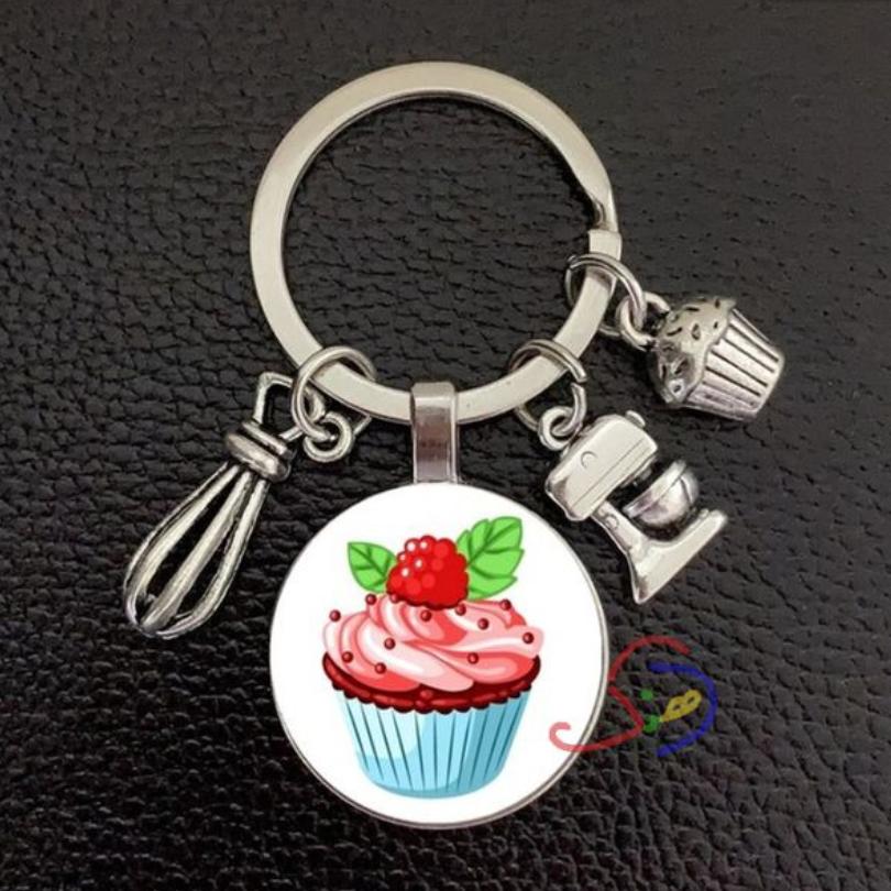 Cupcake Keychain