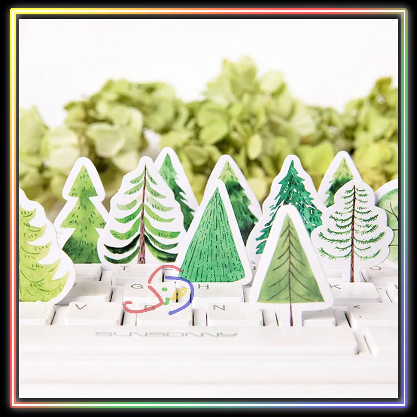 Green Forest Stickers