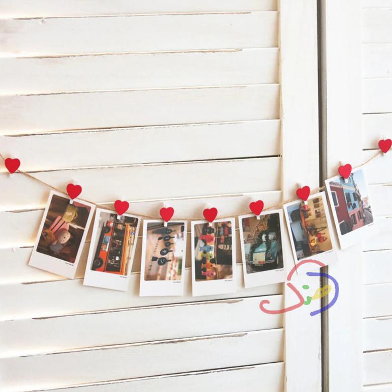 Heart Pegs (Red)