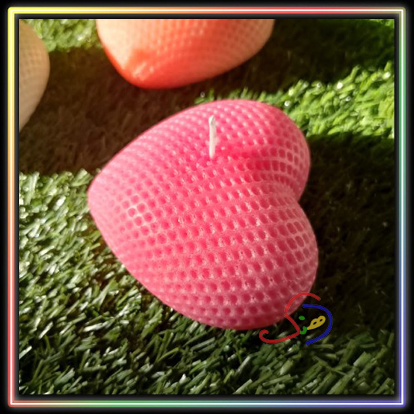 Romantic Heart Candle