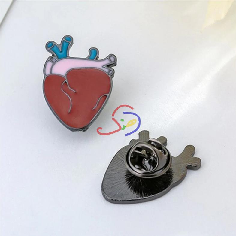 Medical Heart Brooch