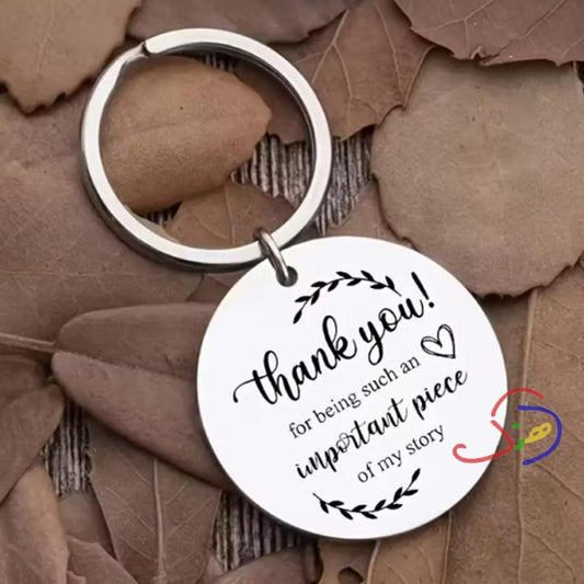 Heartfelt Thanks Keychain