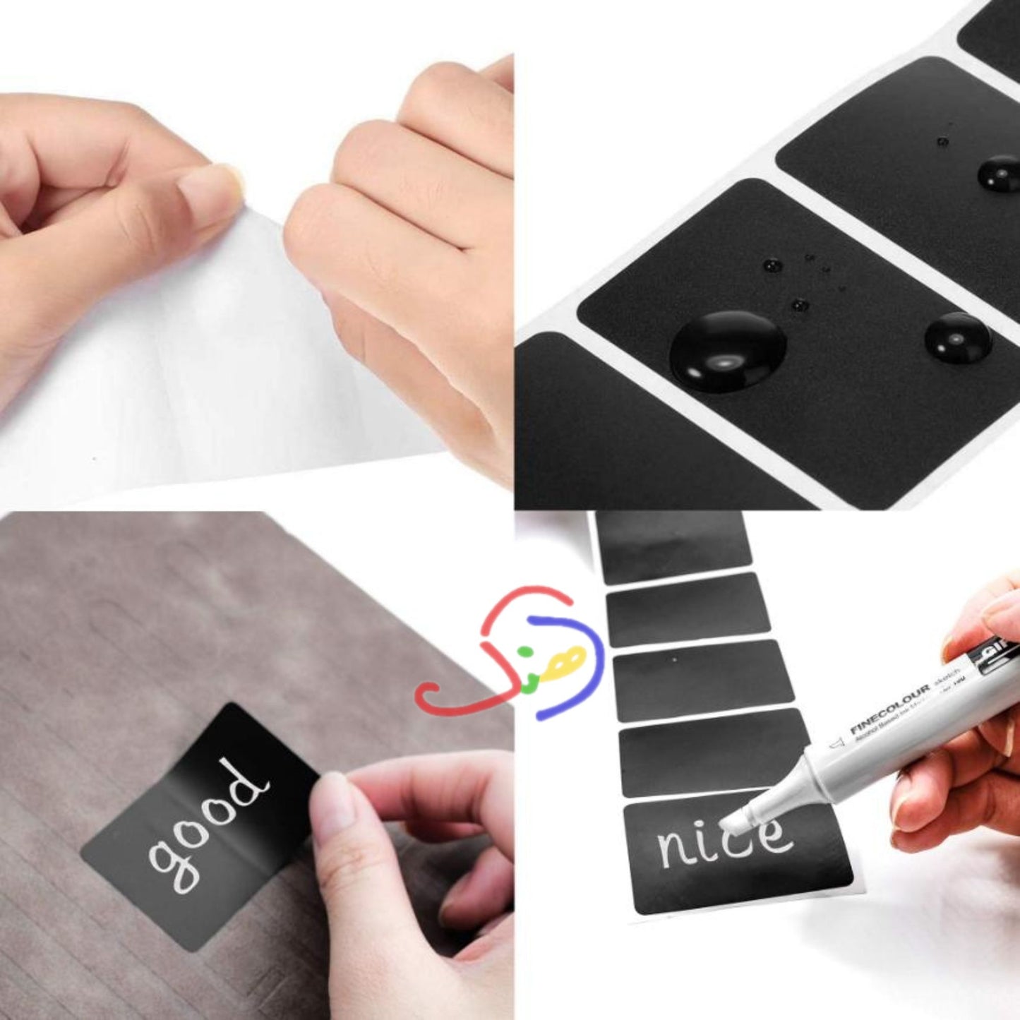 Chalkboard Label Stickers