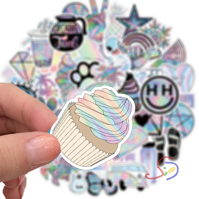Multi-colored (Laser) Stickers
