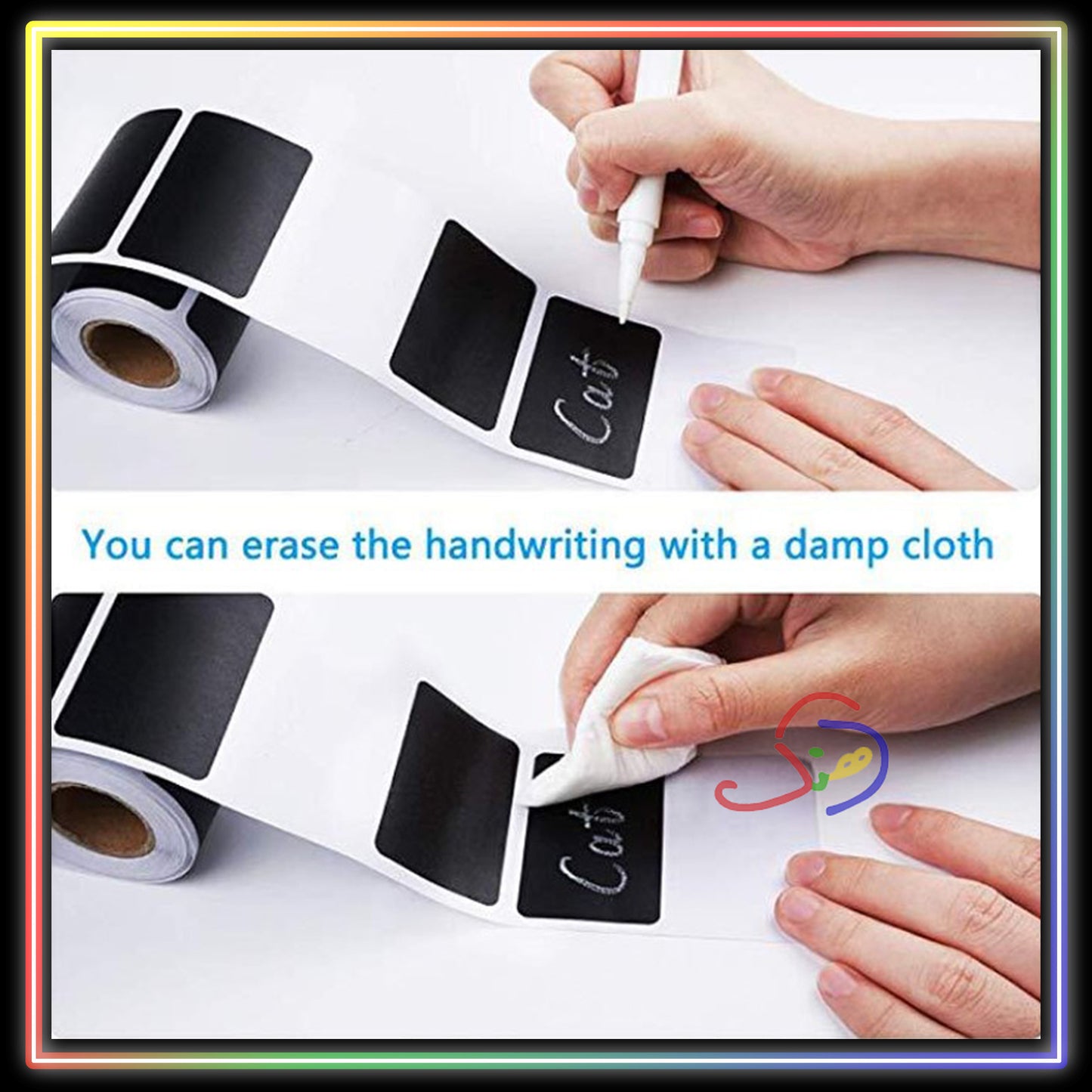 Chalkboard Label Stickers