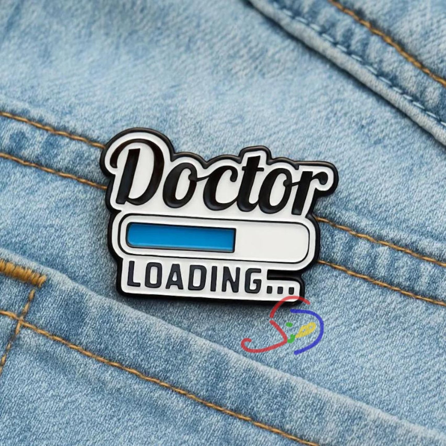 Doctor Loading Brooch