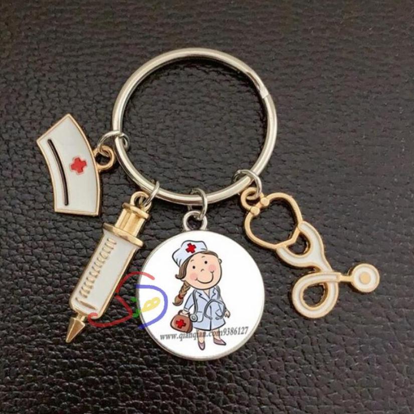 Cute Nurse Keychain