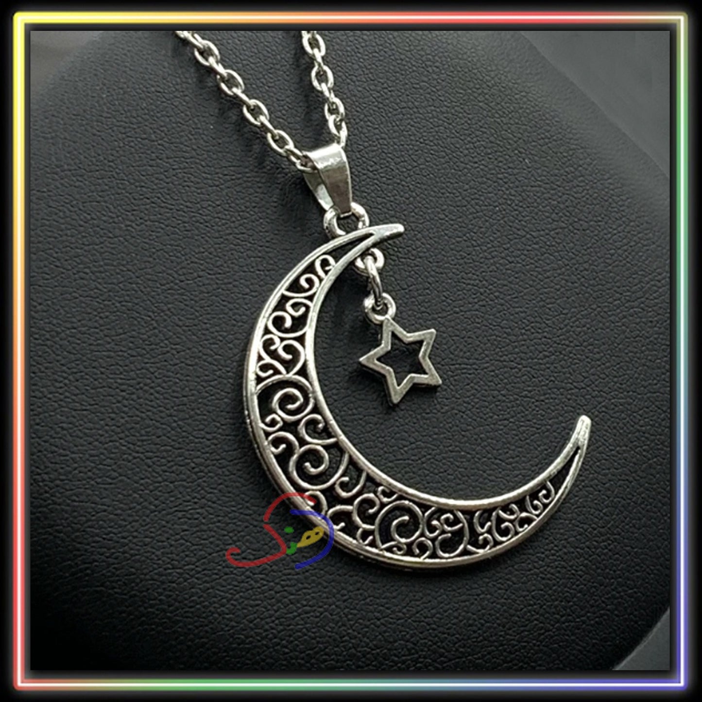 Hollow Moon Pendant