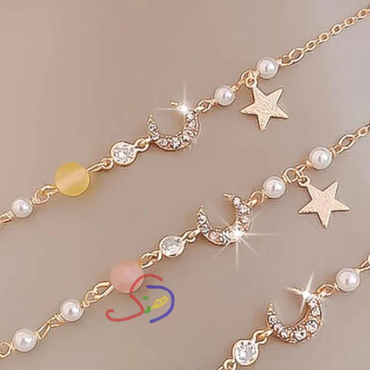 Delicate Moon Bracelet