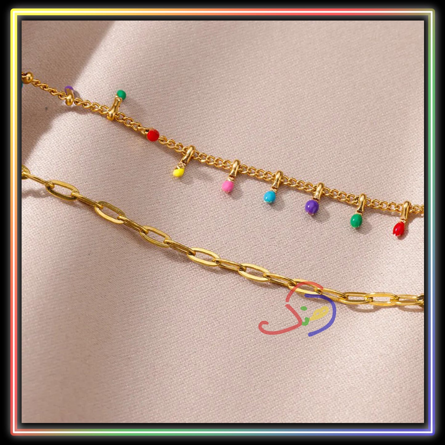 Colorful Boho Anklet