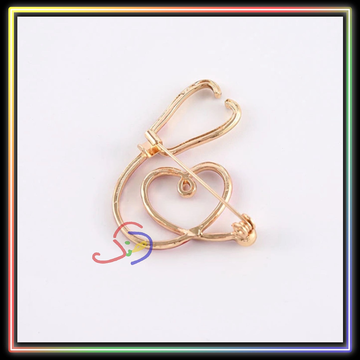 Hearty Stethoscope Brooch