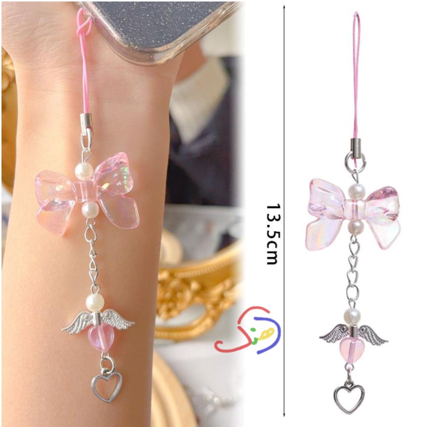 Holographic Pink Charm