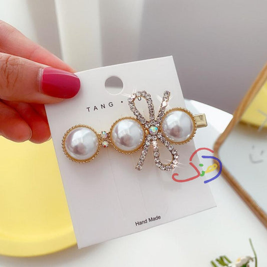 Big Pearls Hair Clip