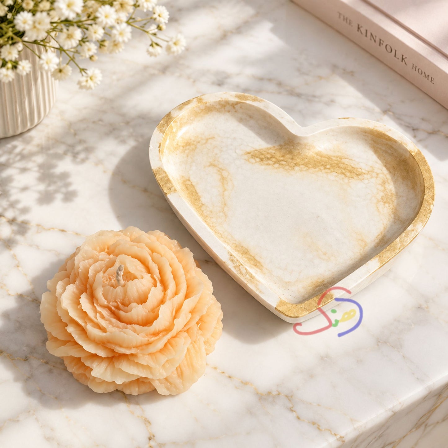 Marble Peony Luxe