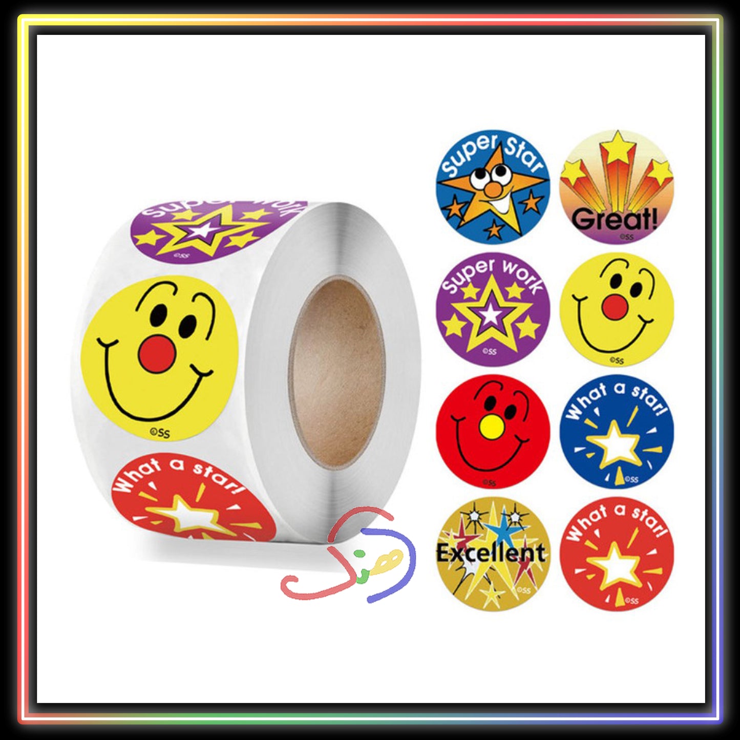 Smiley Reward Stickers