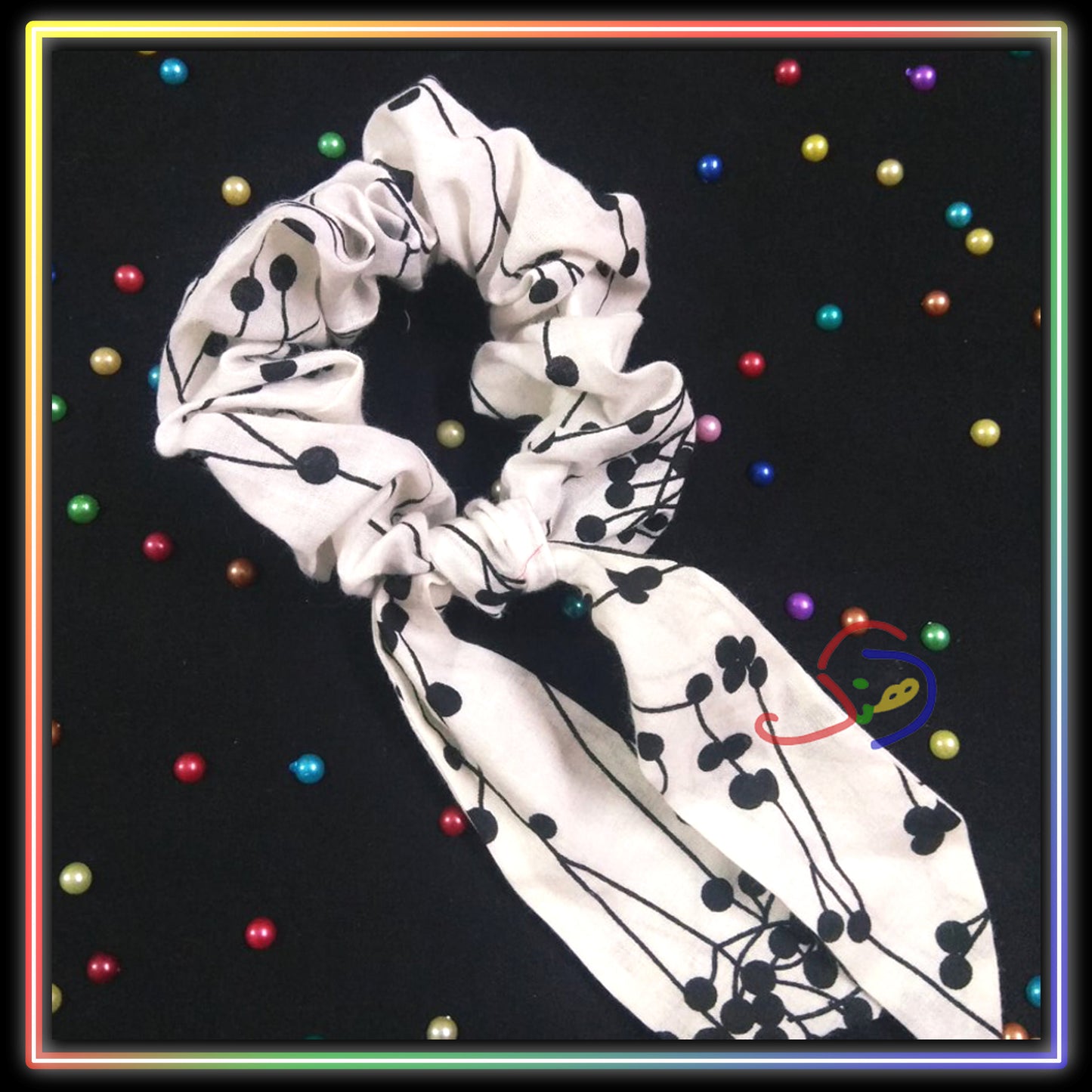 Bow Scrunchie (Berry)