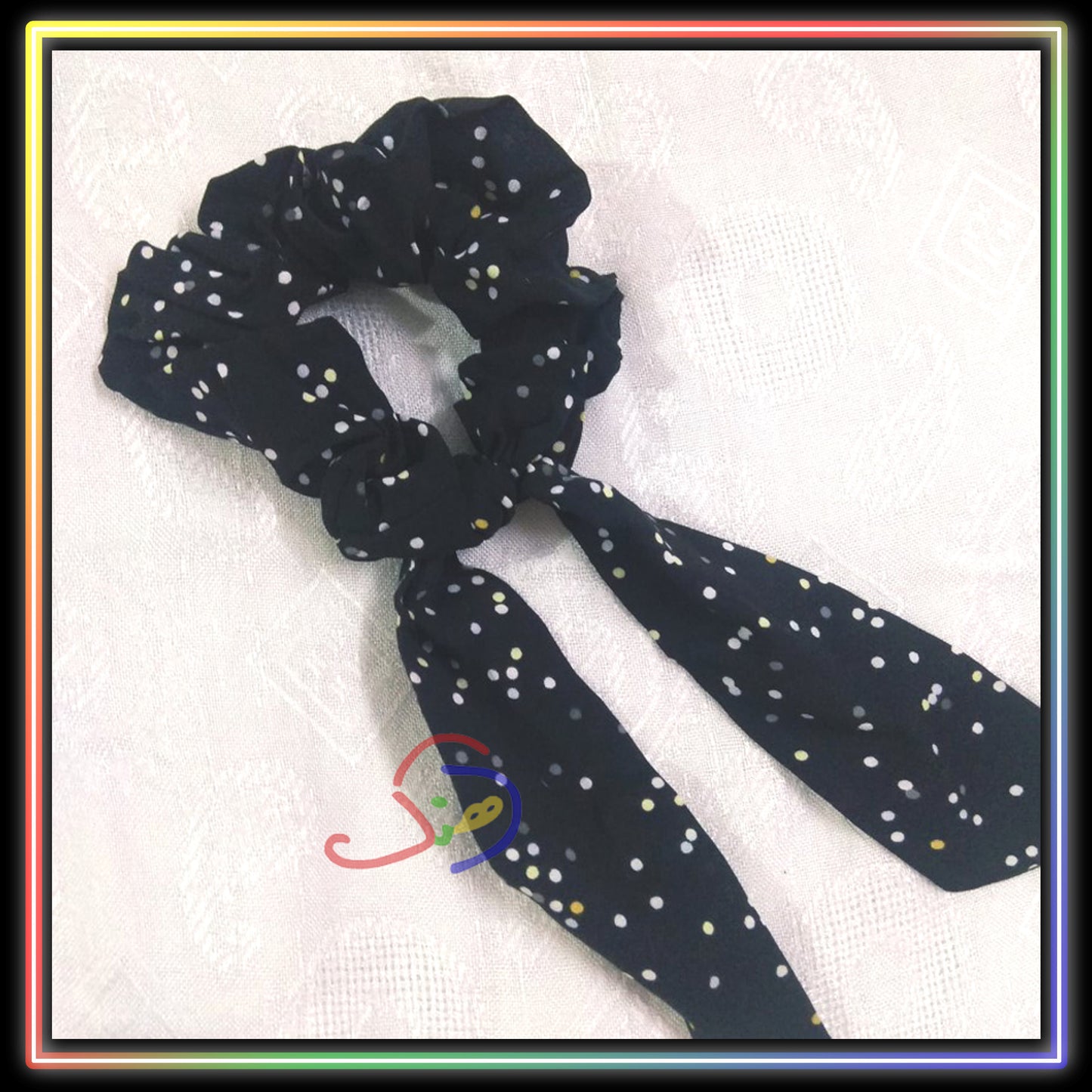 Bow Scrunchie (Tiles)