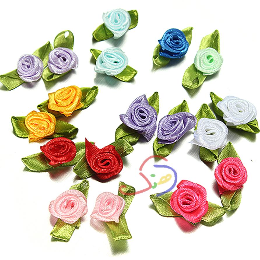 Tiny Ribbon Roses