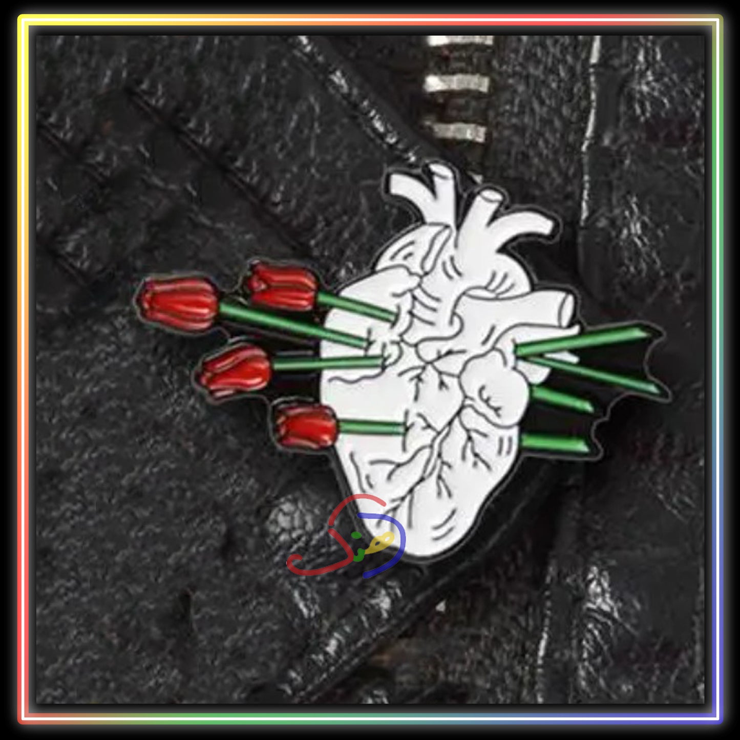 Roses Embedded Heart