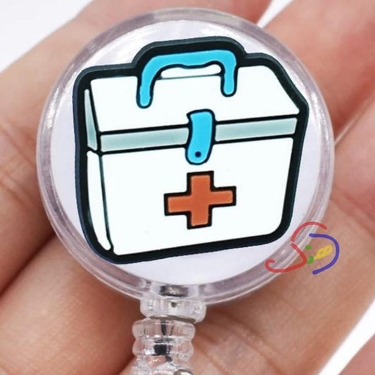 Retractable Card Holder (First Aid Box)
