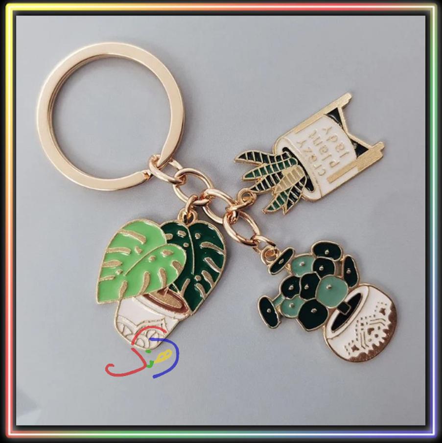 Succulent Keychain