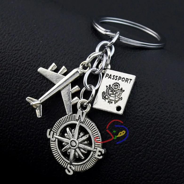 Travel the World Keychain