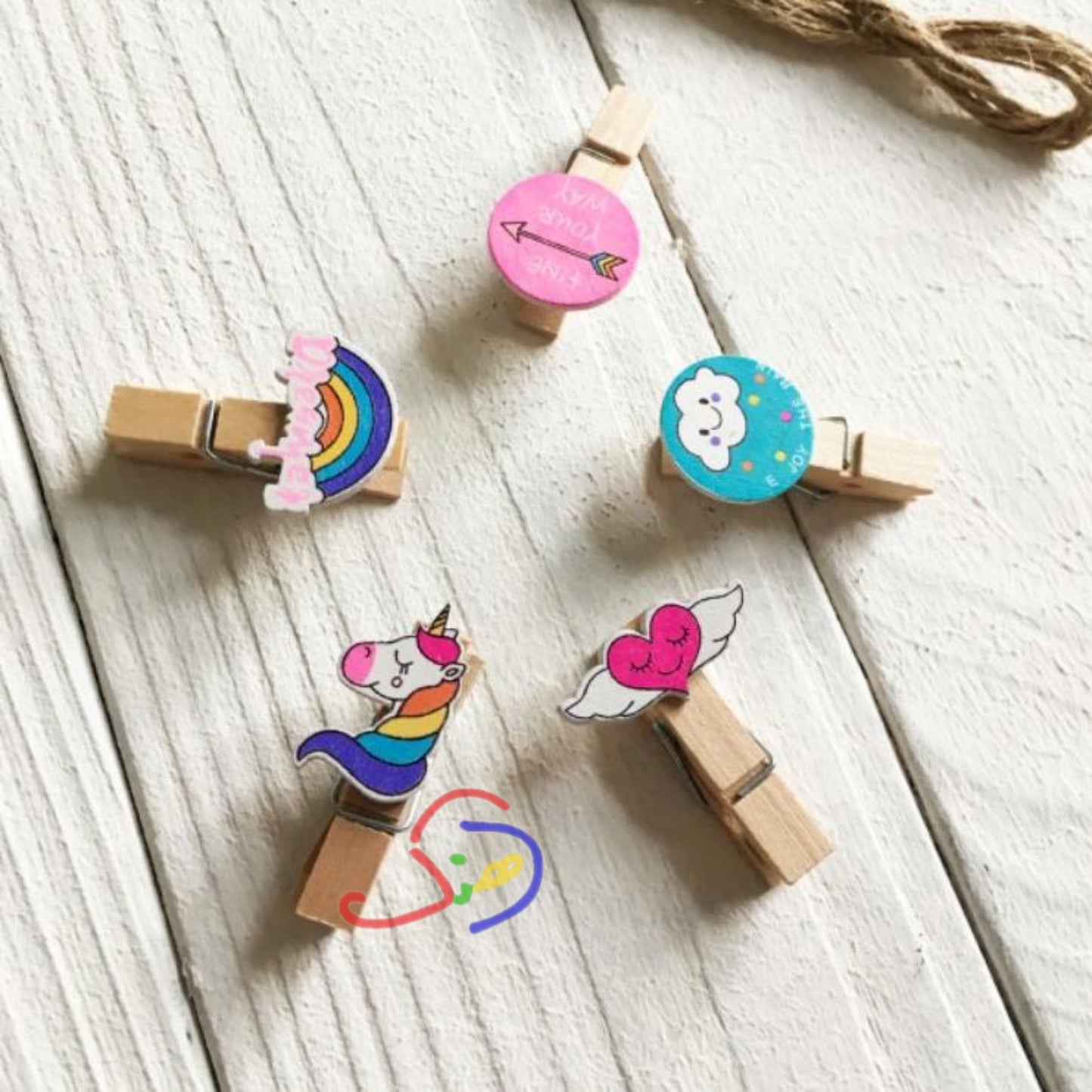 Unicorn Mini Pegs