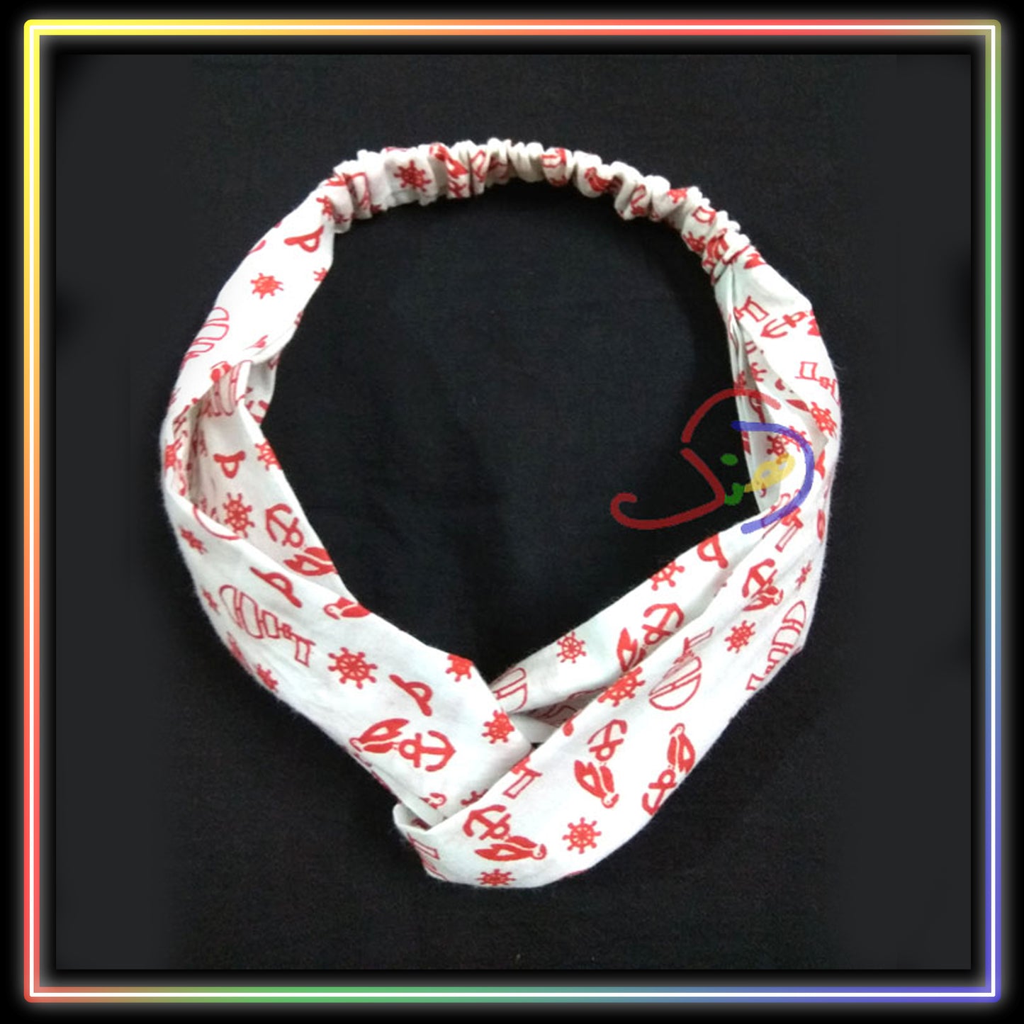 Red Love Bandana Headband