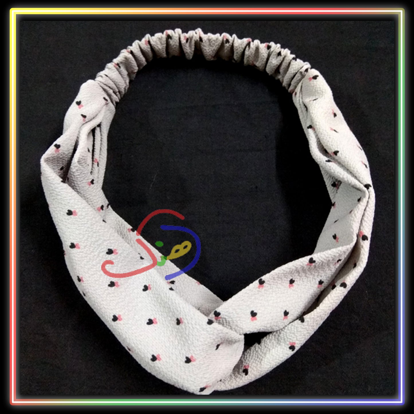 Steel Grey Bandana Headband