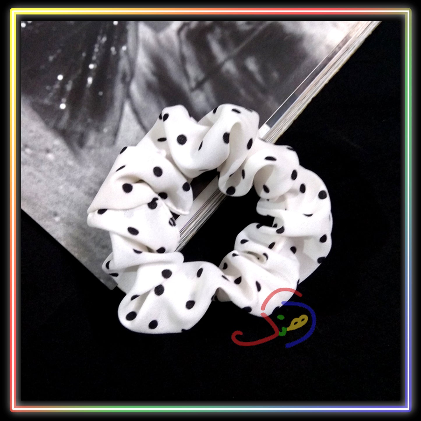 Polka Dots Scrunchie