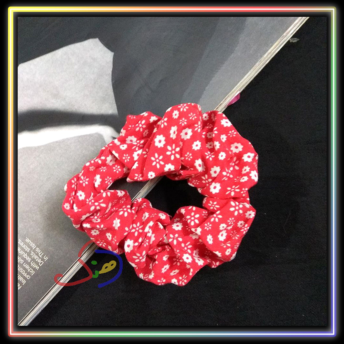 Tiny Flowers Scrunchie