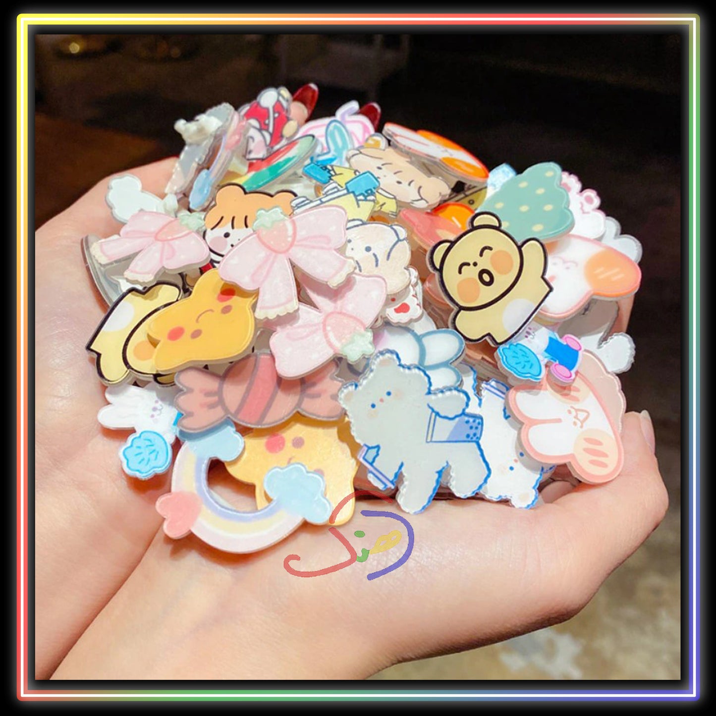 Adorable Acrylic Badge/Brooch