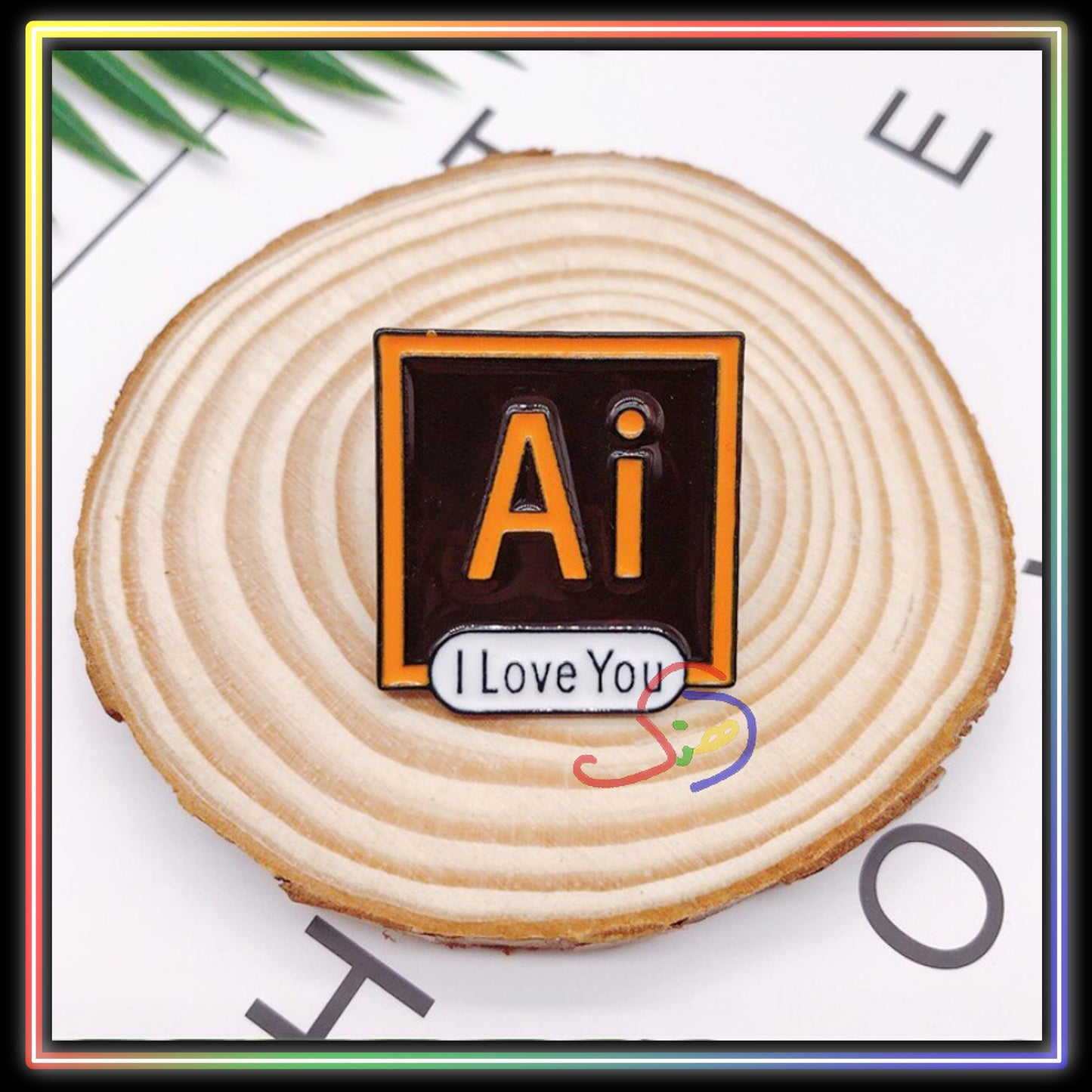 Digital Artist Brooch