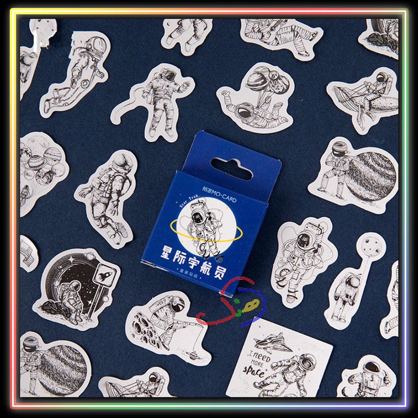 Interstellar Astronauts Stickers