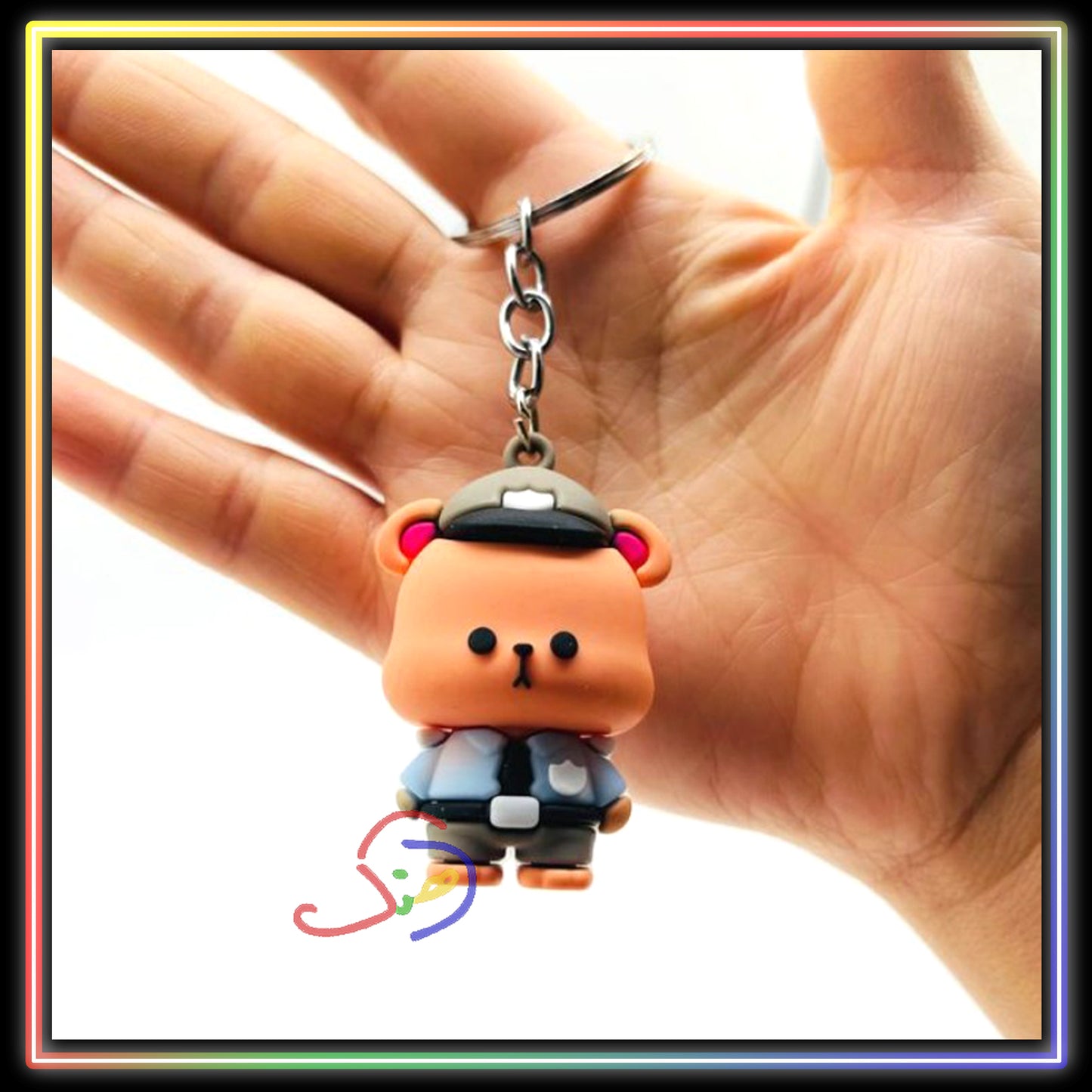 Silicone Cartoon Keychain