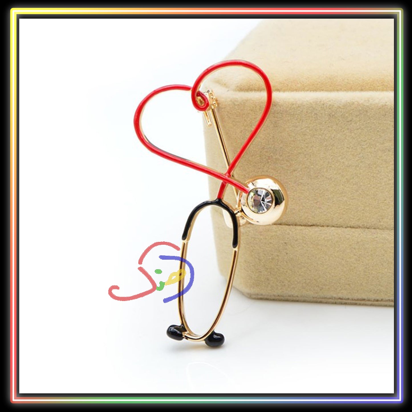 Big Heart Brooch Pin