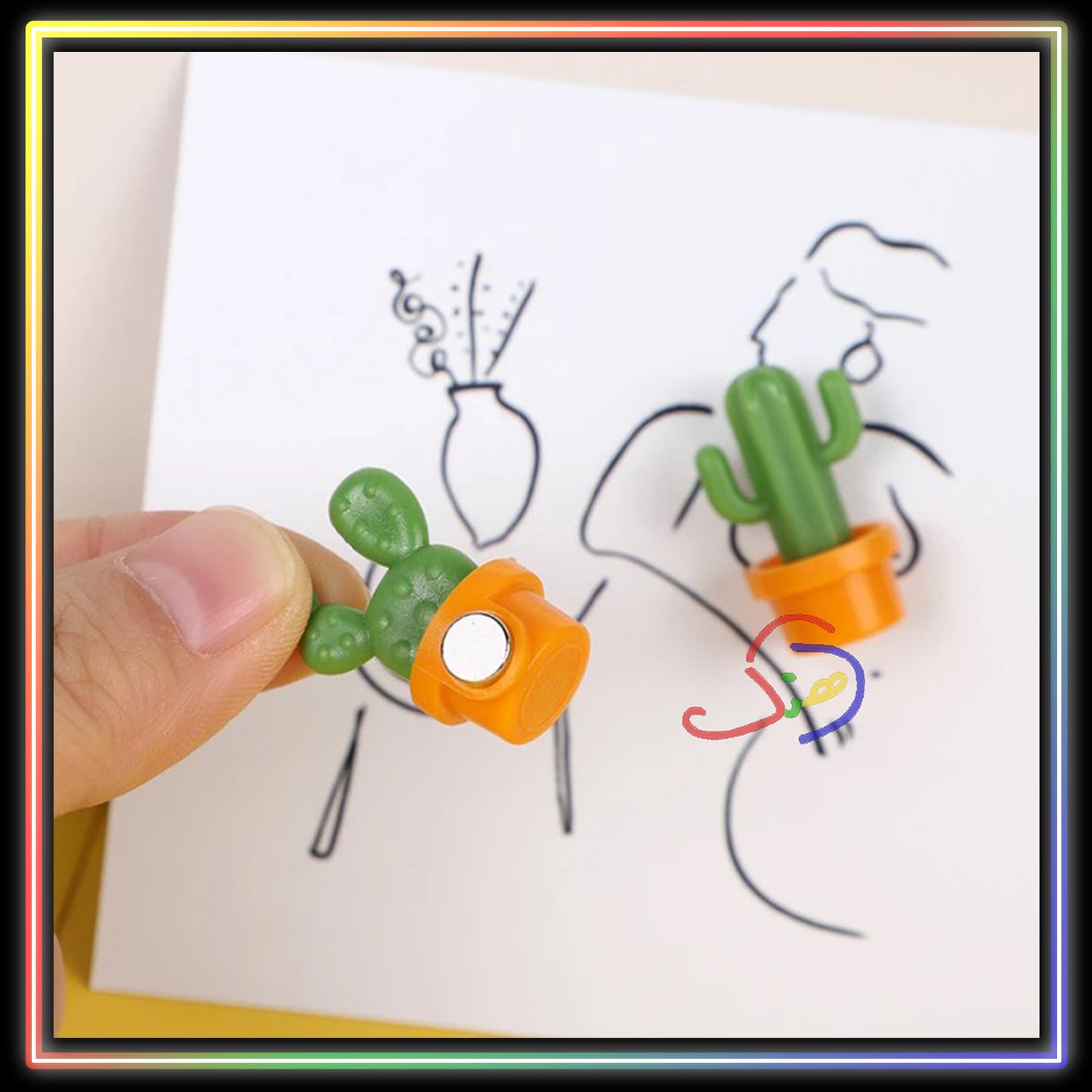 Cactus Fridge Magnets