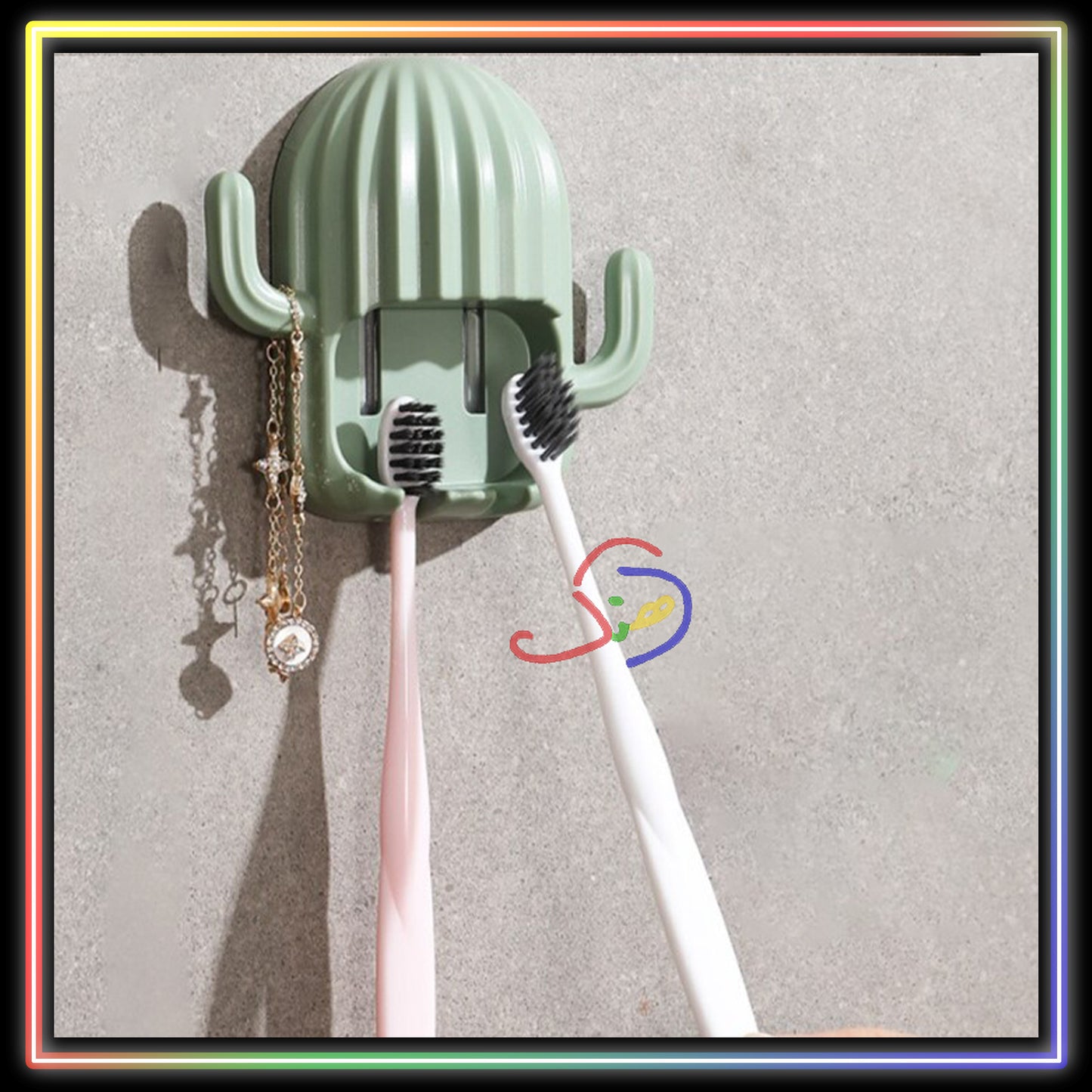 Cactus Style Toothbrush Holder