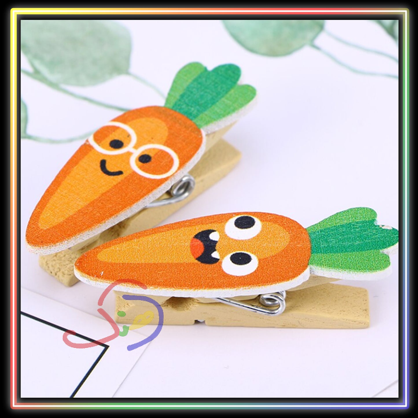 Cute Carrots Mini Clips