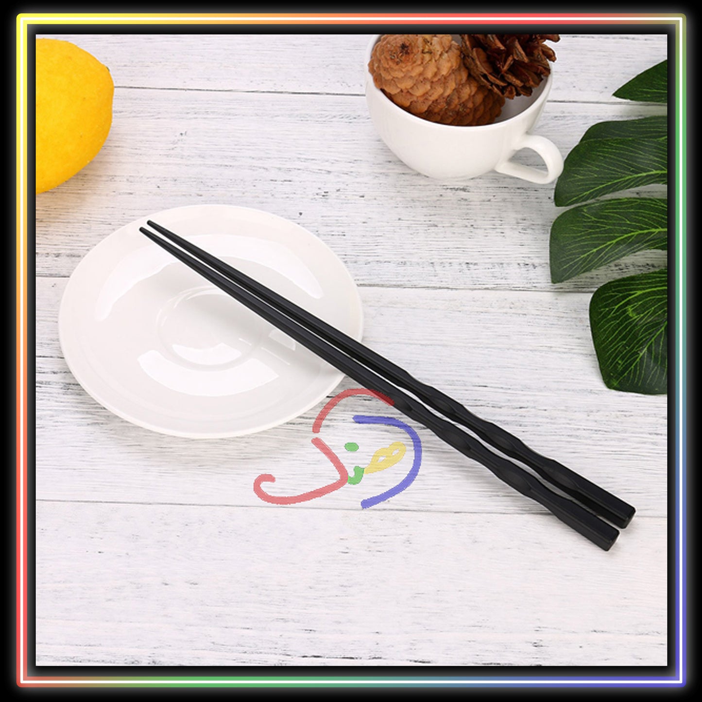 Chic Black Chopsticks