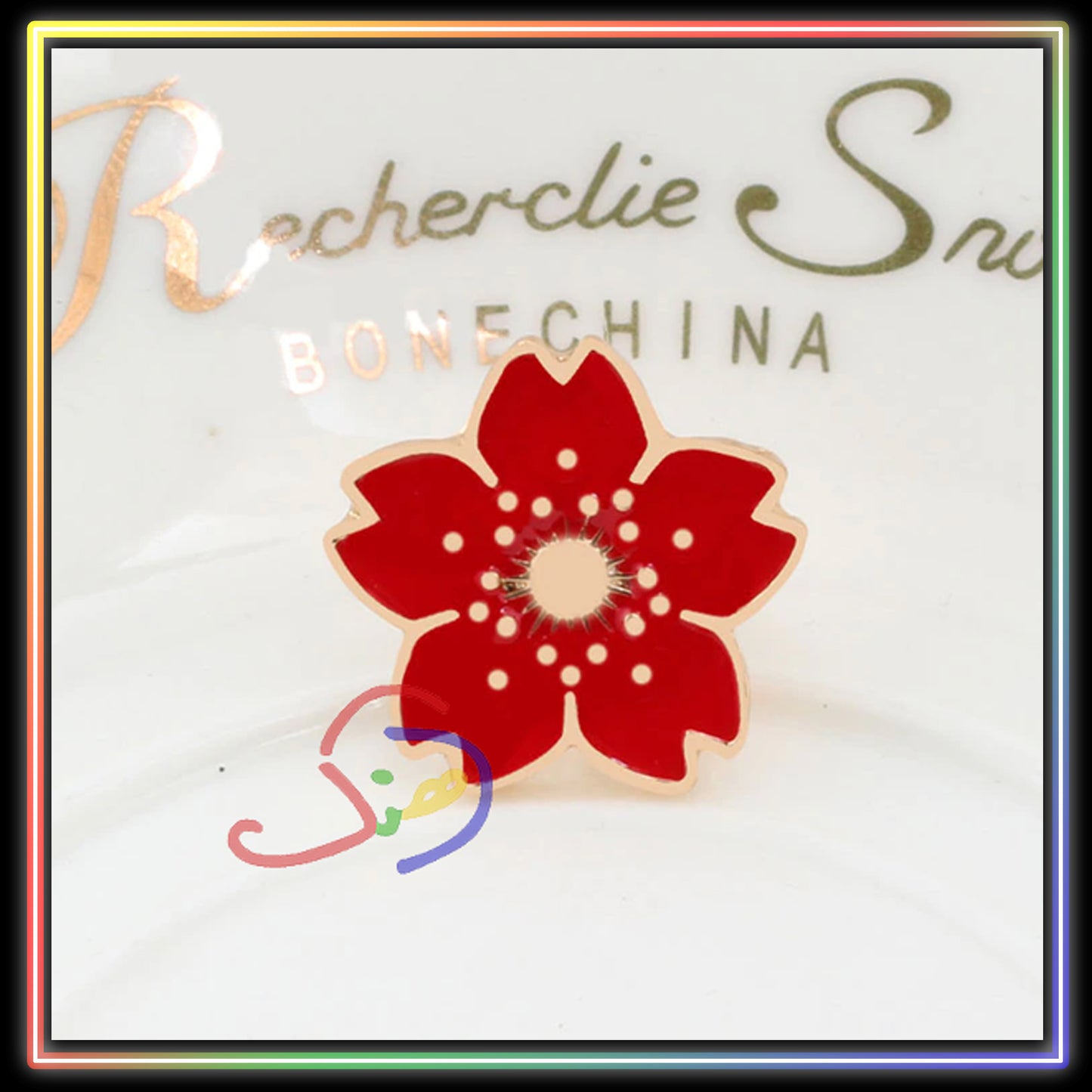 Flower Brooch Pin