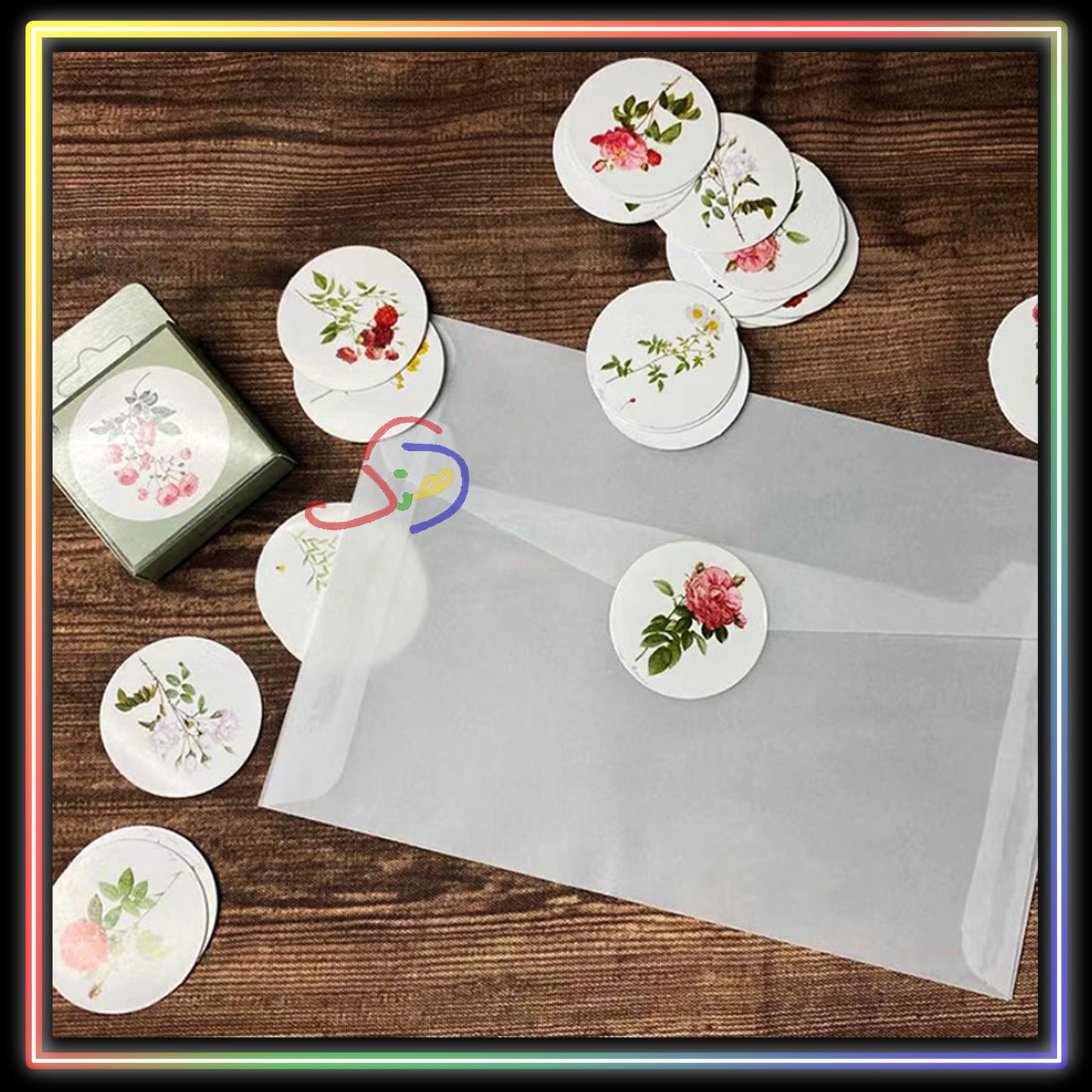 Japanese Floral Stickers